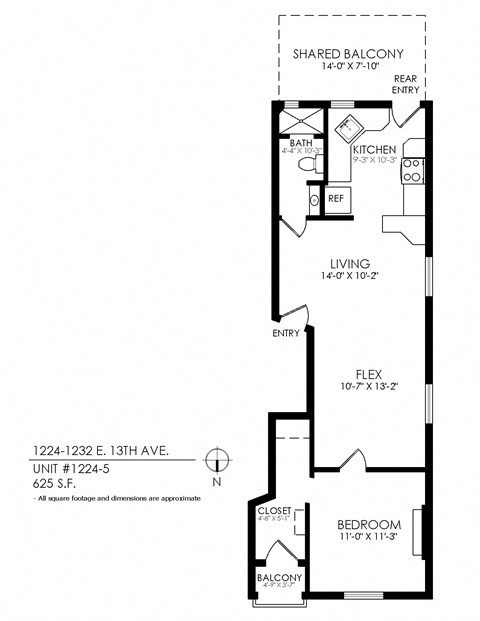 the floor plan for the apartments